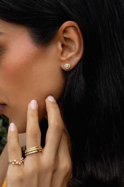 Nora Studs in Lab Grown Diamond