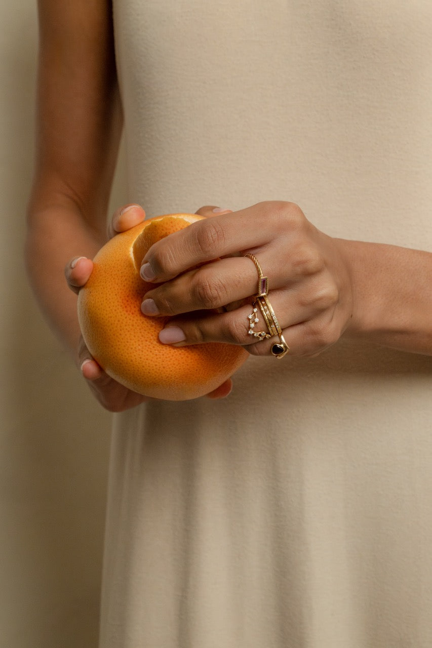 18k Yellow Gold Stacking Rings