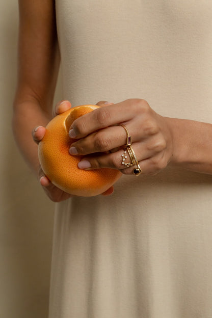 18k Yellow Gold Stacking Rings